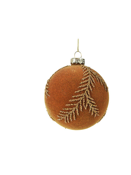 Ornament suspendat Glob De sticlă Maro 8buc
