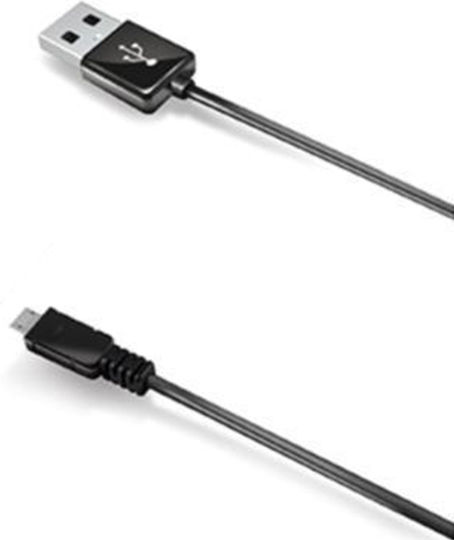 Celly Regular USB 2.0 to micro USB Cable Μαύρο 1m