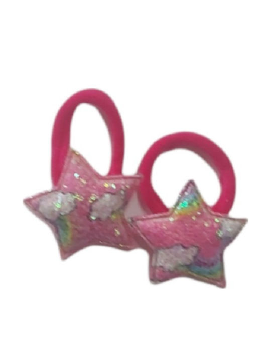 Ro-Ro Accessories Σετ Παιδικά Λαστιχάκια Φούξια...