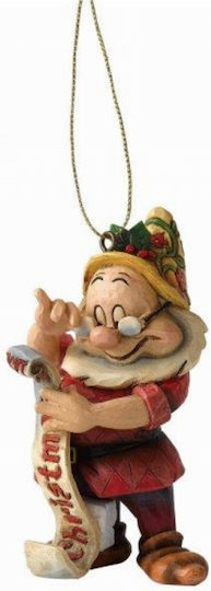 Ornament Suspendat Alb 5x7x7.5cm