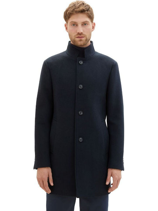 Tom Tailor Ανδρικό Παλτό Navy Μπλε