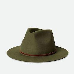 Brixton Υφασμάτινo Ανδρικό Καπέλο Καβουράκι Πράσινο