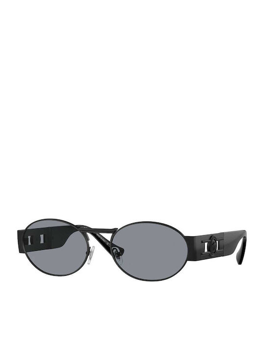 Versace Unisex Γυαλιά Ηλίου με Μαύρο Μεταλλικό Σκελετό και Μαύρο Φακό VE2264 1261/1