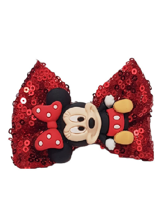 Elecool Minnie Παιδικό Κλιπ σε Κόκκινο Χρώμα