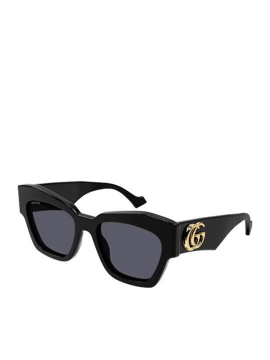 Gucci Unisex Γυαλιά Ηλίου με Μαύρο Κοκκάλινο Σκ...