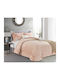 Liolios Home Velvet Blanket Super King 220x240cm Pink