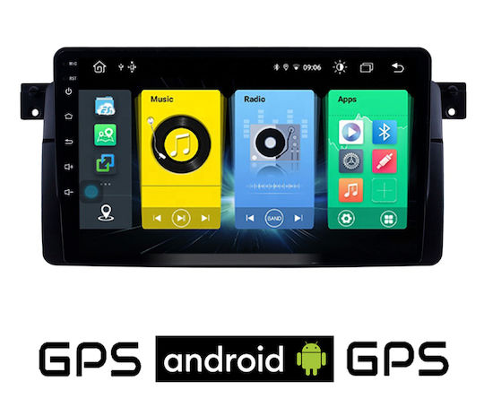 Auto-Audiosystem für BMW E46 (Bluetooth/USB/WiFi/GPS/Apple-Carplay/Android-Auto)