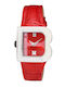 Laura Biagiotti Women's Watch with Red Leather Strap