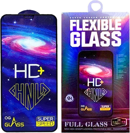 Hd+ Full Face Tempered Glass Μαύρο (iPhone 12 mini)