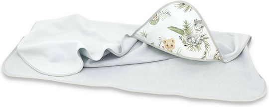 Qmini Κουβέρτα Fleece ''''''Safari'''''' 100x100εκ.