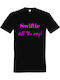 Swiftie All The Way Taylor Swift Fan Tricou Negru Bumbac