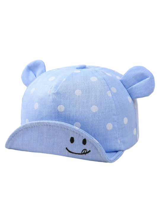 TakTakBaby Kids' Hat Jockey Fabric Light Blue