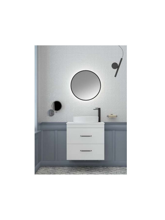 Savvopoulos Runder Badezimmerspiegel LED 70x70c...