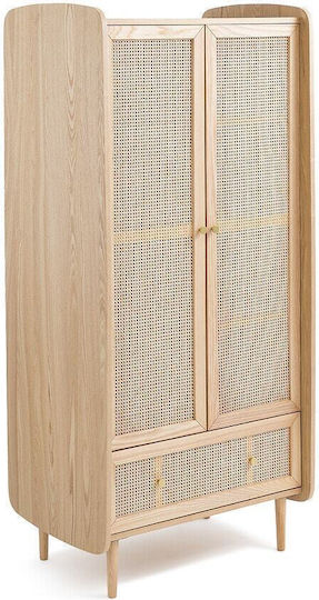 Dulap Cu Uși Duble Cu 1 Sertar Maro 80x58x175 5cm