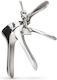 Sinner Gear Vaginal Speculum Διαστολέας σε Ασημί Χρώμα