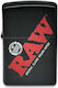 Zippo Logo Αναπτήρας Φλόγας Black with Logo