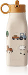 Liewood Warren Kids Water Bottle Silicone Coffee 350ml