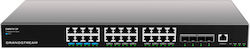 Grandstream GWN7813P Managed L3 Switch with 24 Gigabit (1Gbps) Ethernet Ports and 4 SFP Ports