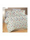 Dimcol Baby Bettbezug Bebe White-Multi 120x160cm.