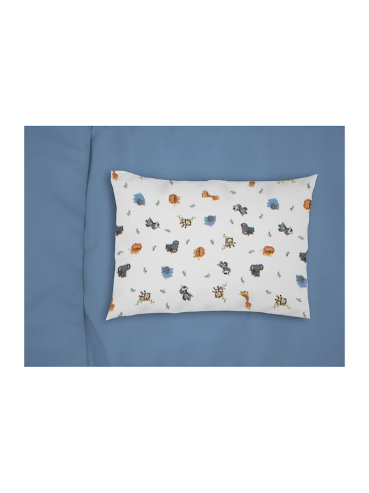 Dimcol Bebe Βρεφική Μαξιλαροθήκη από 100% Βαμβάκι White 35x45εκ.