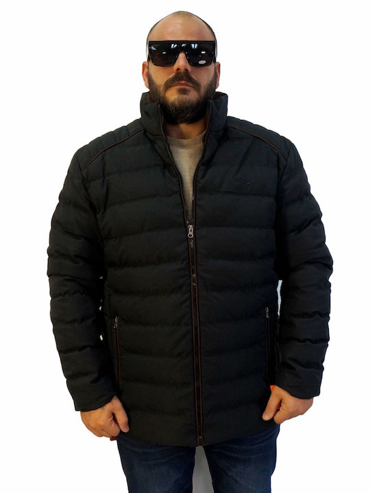 Castor Herren Winter Jacke Puffer Black