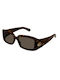 Gucci Women's Sunglasses with Brown Tartaruga Plastic Frame and Brown Lens GG1403S 002