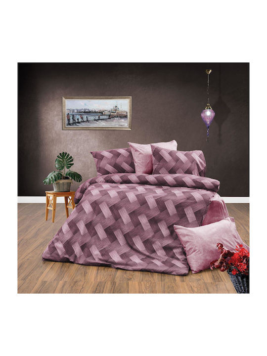 Dimcol Παπλωματοθήκη Υπέρδιπλη 220x240 Αλκμήνη 453
