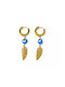 Earrings Hoops made of Steel Gold Plated