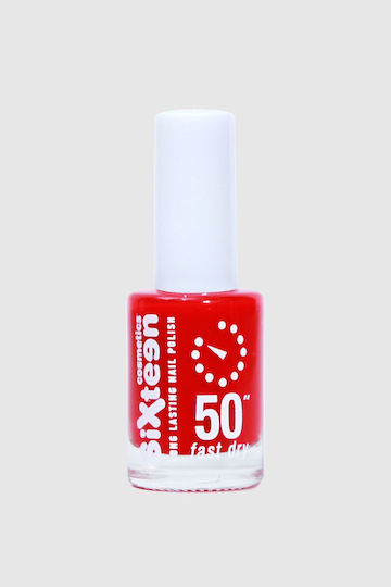 Sixteen Cosmetics Glossy Βερνίκι Νυχιών Κοραλί 591 11ml