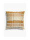 Calma House Perna De Canapea Roberto Din 100% Bumbac Ecru Galben 45x45cm
