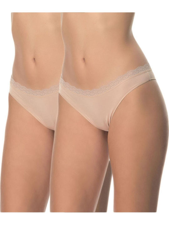 Apple Boxer Γυναικεία Brazil 2Pack Nude