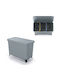 Prosperplast Office Plastic Waste Bin 10lt Gray