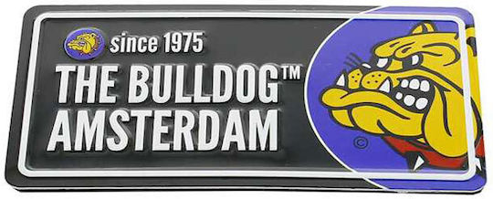The Bulldog Amsterdam Rechteckig Set von Magneten Metallisch 8x4cm 1pcs