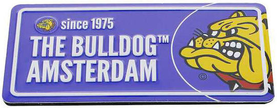 The Bulldog Amsterdam Ορθογώνιο Μαγνητάκι Μεταλλικό 8x4εκ.
