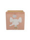 ecarla Children's Storage Box Boho Pink Elephant Pink 1pcs