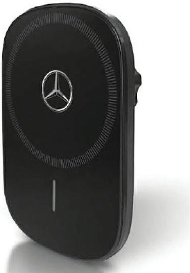 Mercedes-Benz Βάση Κινητού Αυτοκινήτου με Μαγνήτη και Ασύρματη Φόρτιση Γκρι