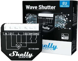 Shelly Qubino Wave Shutter Smart Întrerupător Intermediar cu Conexiune Z-Wave