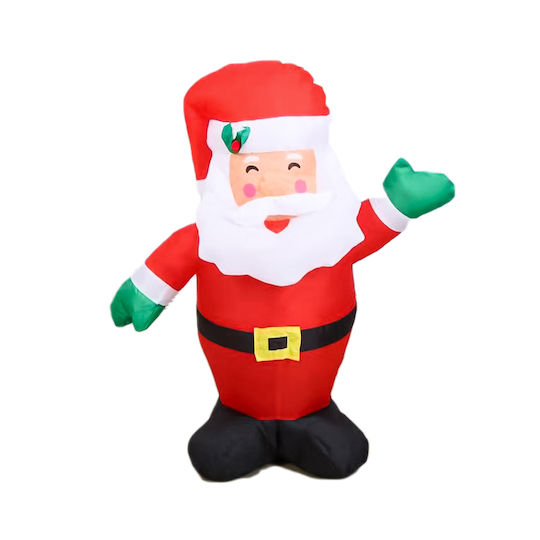 Inflatable Illuminated Santa Claus Electric Red
