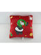 We Bare Bears Christmas Decorative Pillow Red