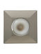 Arapidis Metallic Recessed Spot with Socket E27 Gray 63x63cm. 1pcs