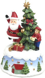 Spieluhr-Welt Christmas Decorative Miniature White with Music 16x10x10cm.