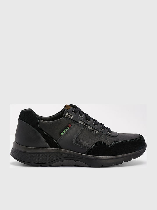 Mephisto Ανδρικά Ανατομικά Sneakers Μαύρα