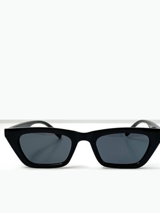 Looks Style Eyewear Γυαλιά Ηλίου Μαύρα με Μεταλλικό Σκελετό