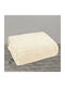 To megalo pazari Blanket Fleece Super Double 220x230cm Ecru