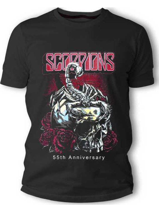 Frisky T-shirt Scorpions Μαύρο