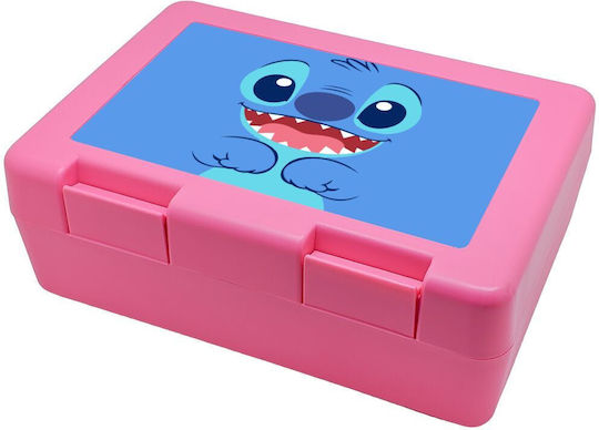 Koupakoupa Пластмасово детско контейнерче за храна Lilo & Stitch Розов x x 6.5cm