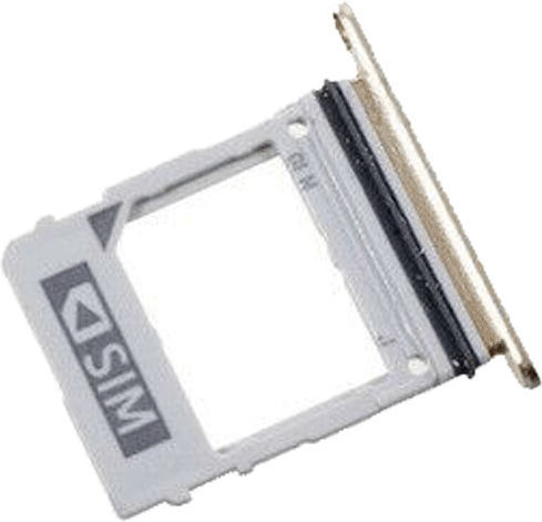 Sim-Kartenhalterung Gold für Samsung Galaxy A8 2018 A530F.