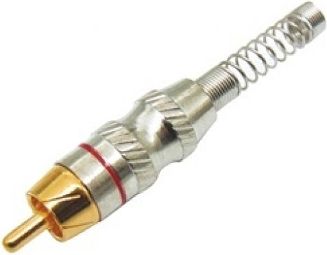 Lancom Βύσμα RCA male Χρυσό 01.099.0138