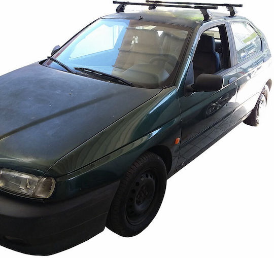 Hermes Μπάρες Οροφής Μεταλλικές για Alfa Romeo Alfa 146 (Σετ με πόδια) Μαύρες