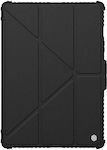 Nillkin Bumper Pro Protective Flip Cover Plastic / Silicone / Synthetic Leather Black (Galaxy Tab S9)